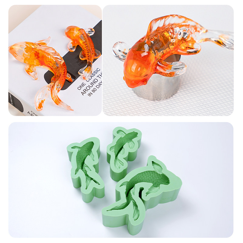 Silicone chocolate candy art with clear texture