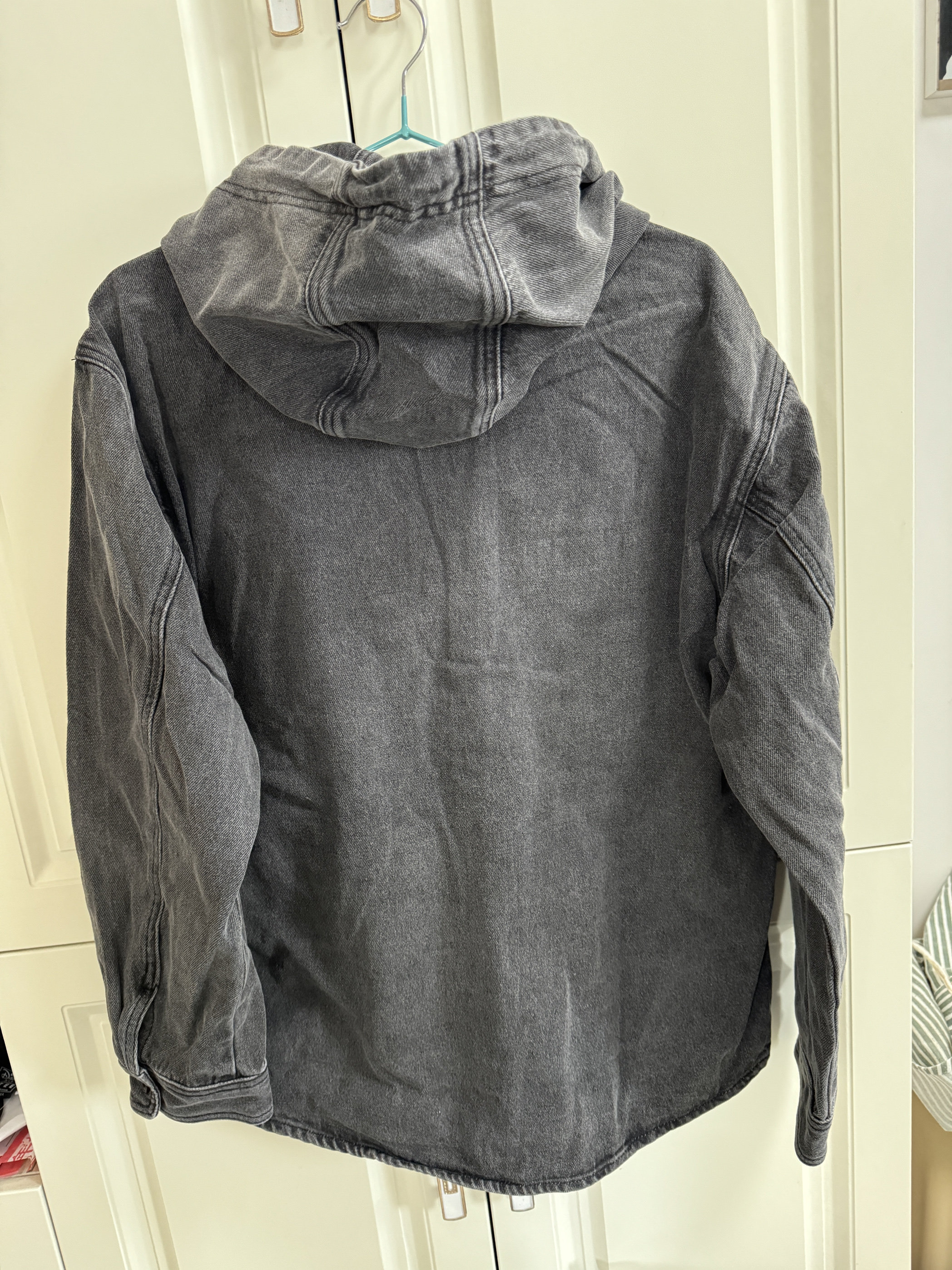 美家正品男牛仔外套春秋新款宽松休闲百搭连帽牛仔夹克上衣外套,淘宝优惠券,粉丝福利购,淘宝优惠卷