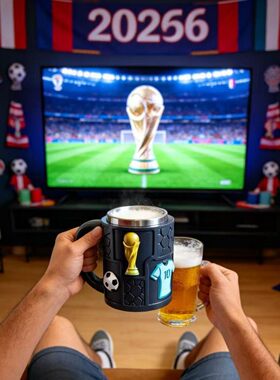 世界杯主题立体浮雕足球