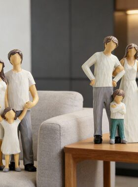 跨境幸福一家人树脂工艺