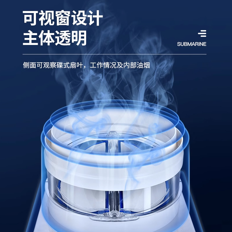 潜水艇抽油烟机烟道止逆阀厨房专用止回阀排烟管防回风止烟防烟宝 - 图2