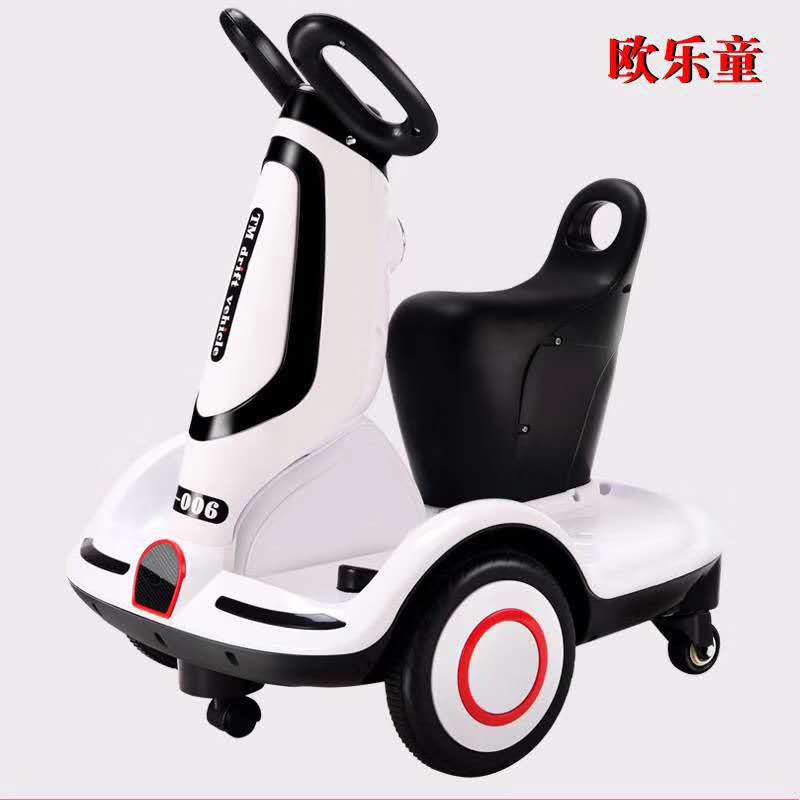 抖音网红车儿童电动摩托车儿童车 天蓝童车儿童电动车
