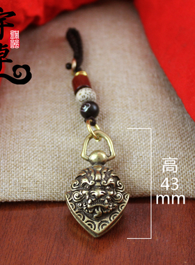 钥匙扣谛听钟馗工艺礼品送朋友