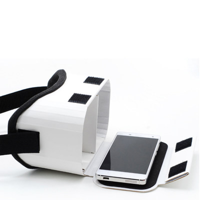 Vr眼镜头戴式虚拟现实3d眼镜谷歌眼镜暴风魔镜diy组装质纸包邮 虎窝淘