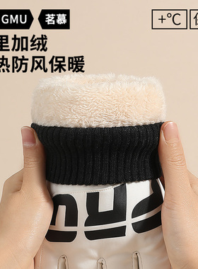 加绒保暖防水保暖手套冬季女士