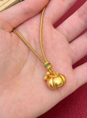 好柿发生吊坠项链事事如意锁骨链