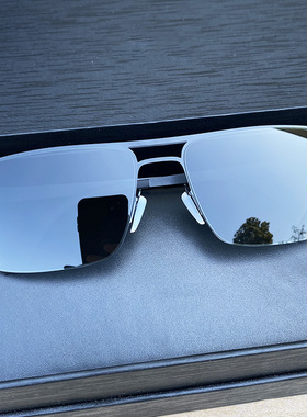 马登无螺丝长方框偏光镜超轻大框