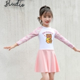 Детский купальник, раздельный комбинезон, быстросохнущий солнцезащитный крем, 2022, подходит для подростков