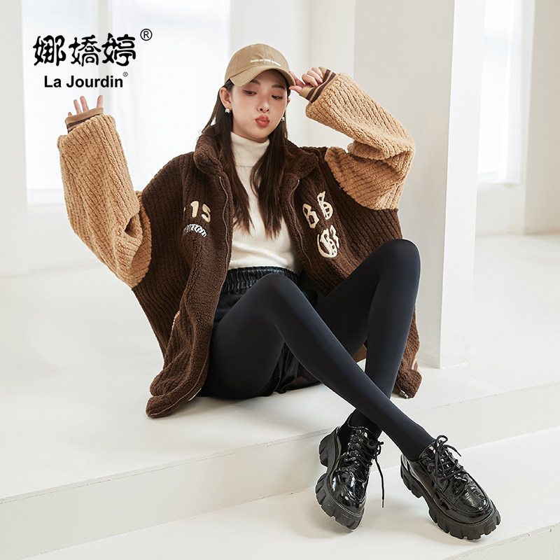 娜娇婷秋冬秋冬款黑色加绒打底裤 娜娇婷短袜/打底袜/丝袜/美腿袜