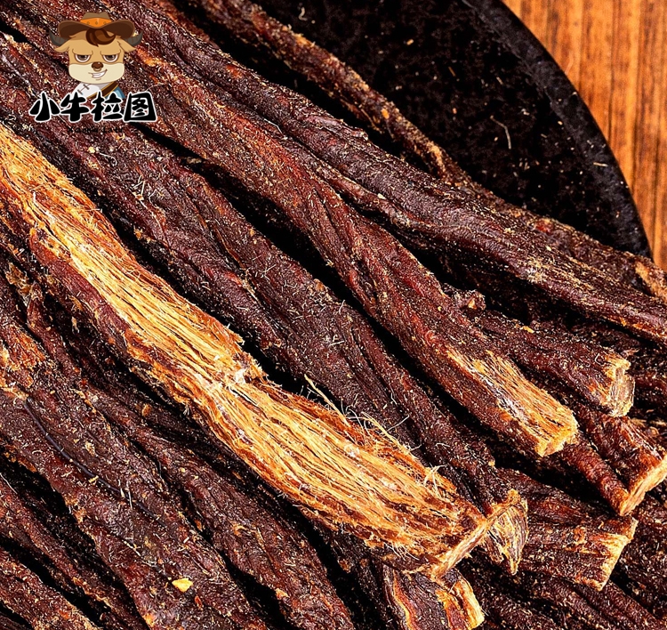 小牛拉图内蒙古超干手撕风干牛肉干 小牛拉图牛肉类