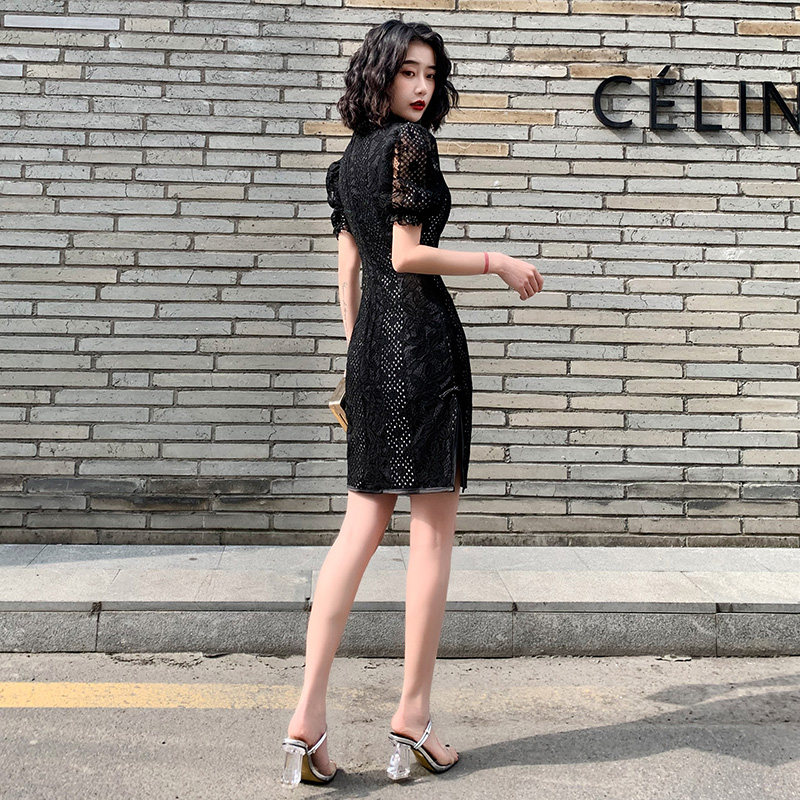 旗袍年轻款少女改良版复古连衣裙 寻裳旗袍