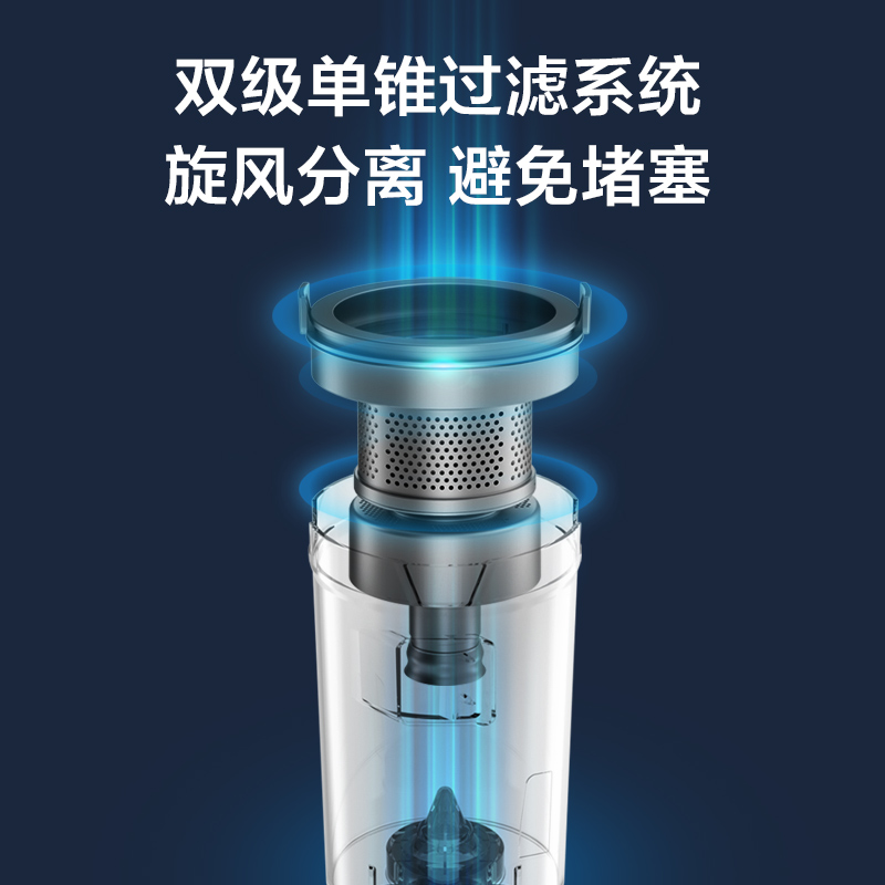 midea美的吸尘器旗舰店美的吸尘器家用有线大吸力轻便小型手持式迷你大功率吸尘器U21
