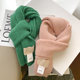 Parent-child style fructose solid color wool scarf