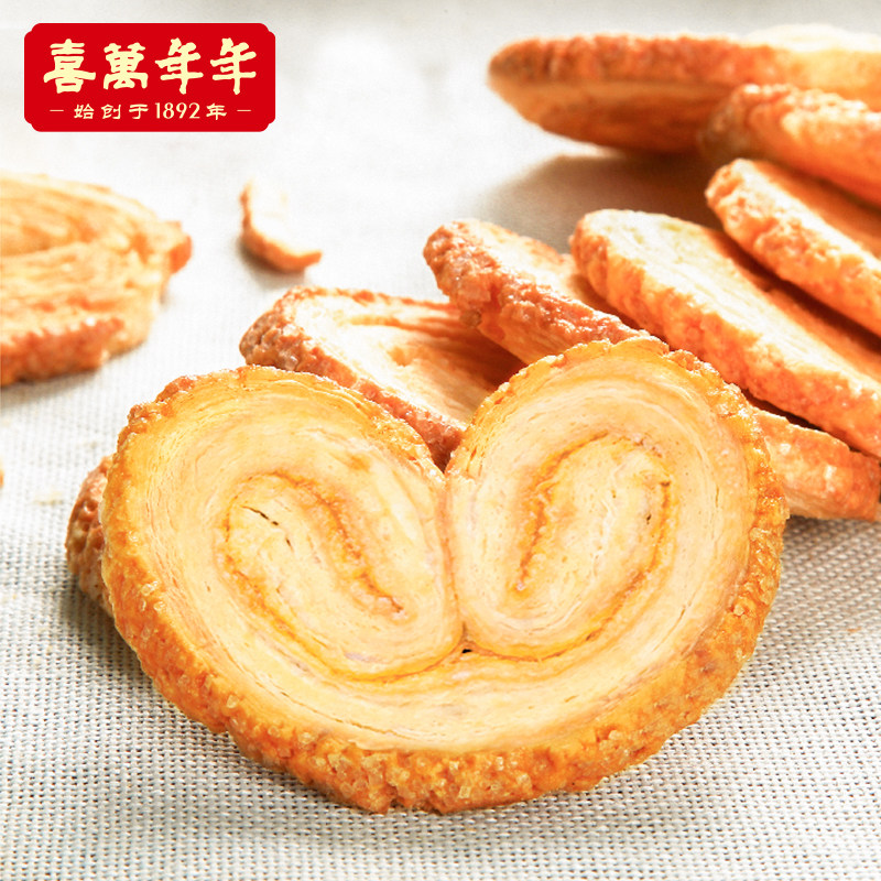 喜万年年港式蝴蝶酥饼干网红办公室零食茶点下午茶西点代食面包,淘宝优惠券,粉丝福利购,淘宝优惠卷