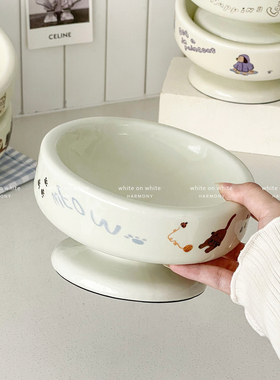 漂亮的摆件陶瓷玄关钥匙收纳女生卧室装饰房间布置高颜值创意摆件