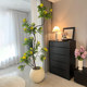 Golden tree simulated green plant high-end light luxury bionic flower living room large indoor potted ornaments decorative tree fake plant