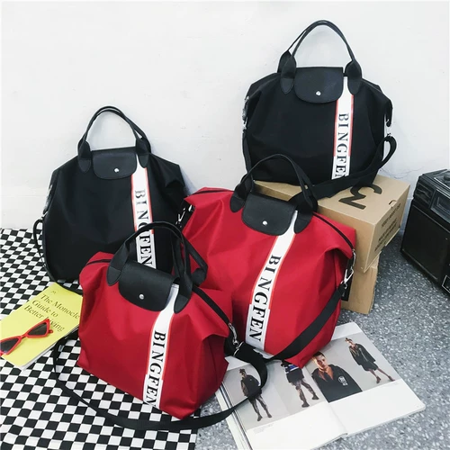 Сумка для путешествий, портативная вместительная и большая сумка через плечо для плавания для спортзала, в корейском стиле