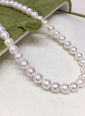 【超高性价比】天然淡水珍珠项链6-7mm高品质真珍珠妈妈链送长辈