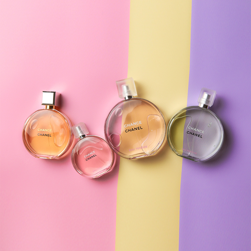 Chanel/香奈儿 CHANCE 黄绿粉橙光邂逅柔情清新淡香水 EDT EDP