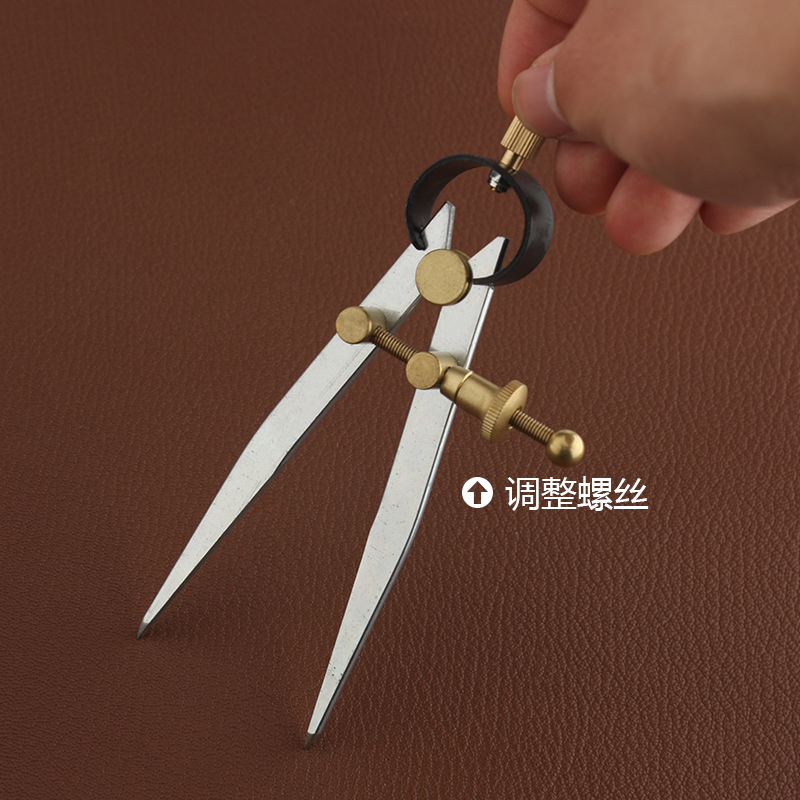 7003间距规 边线器 手工DIY皮革工具 压边 4寸15cm 装饰线 - 图0