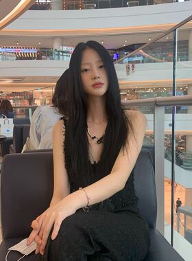 质感甜酷皮革~ph1银扣项链