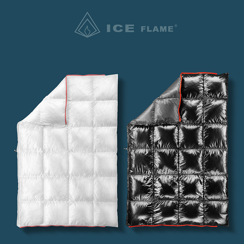 ICE FLAME冰焰羽绒小毯子超轻可拼接羽绒裙户外保暖鹅绒多功能 - 图1