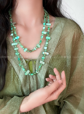 波西米亚中古风贝壳项链女