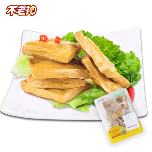 不老神气调装香辣卤味零食小吃锁鲜鸡汁豆腐干265g - 图0