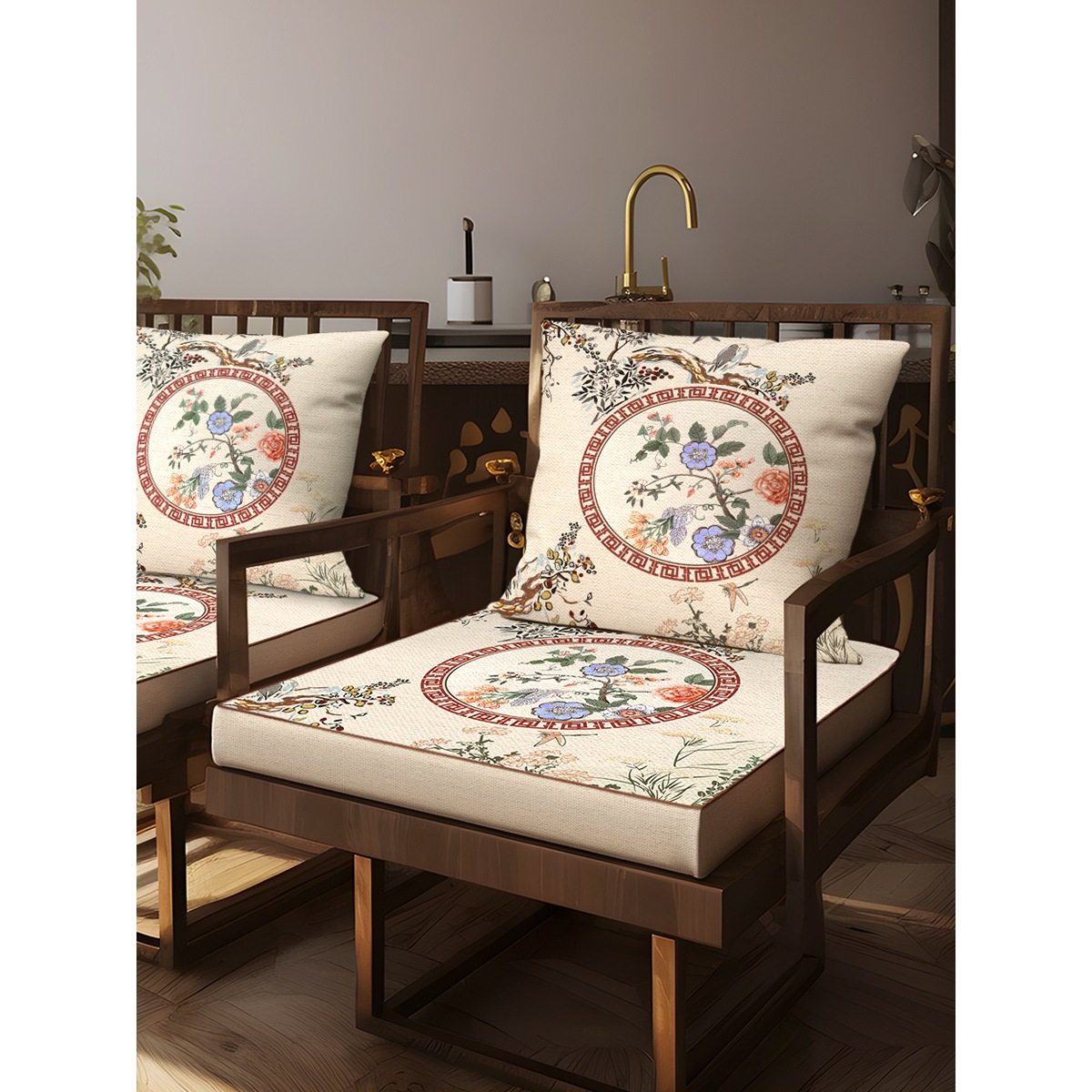 实木沙发专用坐垫茶椅新中式海绵座垫圈椅垫餐椅红木椅子新中式,淘宝优惠券,粉丝福利购,淘宝优惠卷