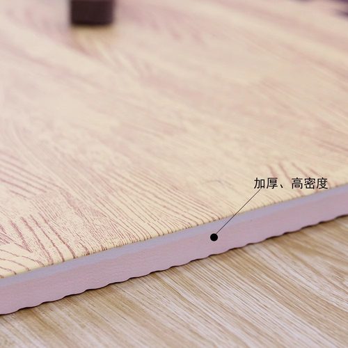 环保味泡沫地垫隔音仿木纹拼图垫子可剪裁加厚拼接地面毯铺满卧室 - 图0