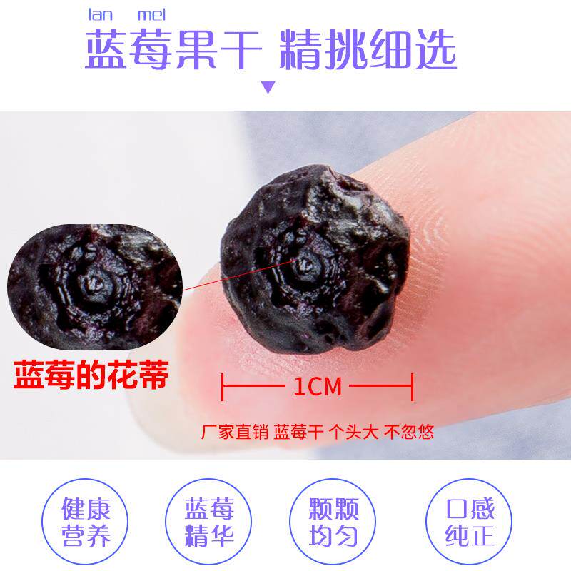 野生大兴安岭三角包无添加剂蓝莓干 森颂蓝莓