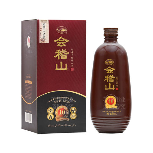 会稽山绍兴黄酒花雕酒十年陈酿典藏10年正宗老酒500ml*6瓶礼盒装 - 图3