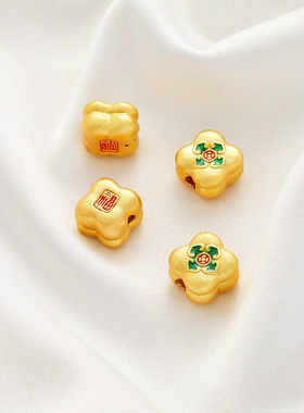 祢饰妮沙金强保色花式隔珠