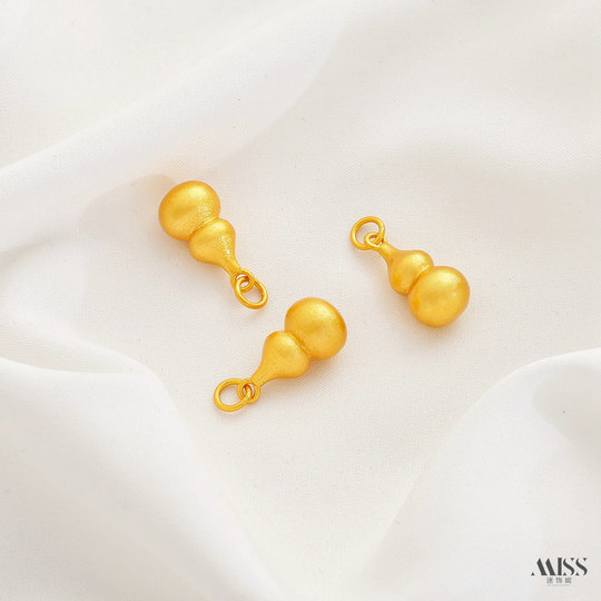 Youshi Nisha gold strong color retention bell gourd pendant