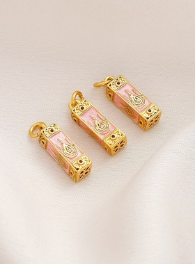 祢饰妮女铜包金保色久吊坠