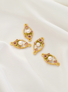 祢饰妮男女通用铜强保色吊坠烧蓝