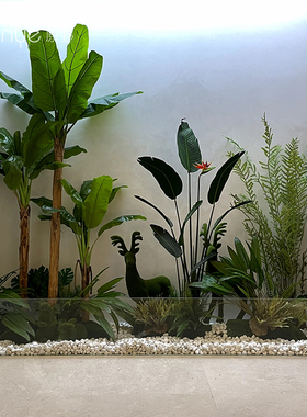 温州原野花艺仿真人造植物造景假树假花上门定制景观商场酒店草坪