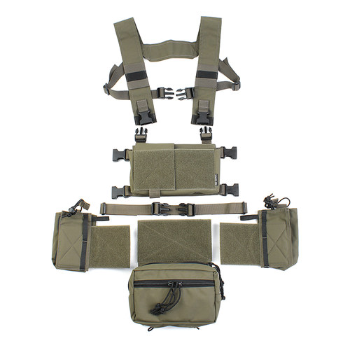 PEWTAC MK3 MK4 SS战术胸挂大全套 简配版主体 LV119面板500D消光 - 图3