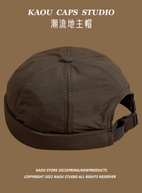 瓜皮帽嘻哈薄款男雅痞复古夏季