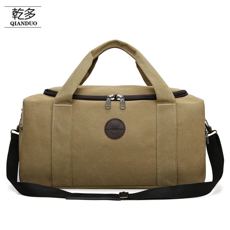 大容量加厚帆布手提男超大行李包 乾多旅行袋