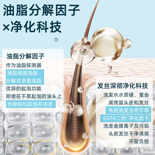 绿色溪谷海盐控油去屑蓬松洗发露洗头膏发膜洗护套装正品官方旗舰 - 图1