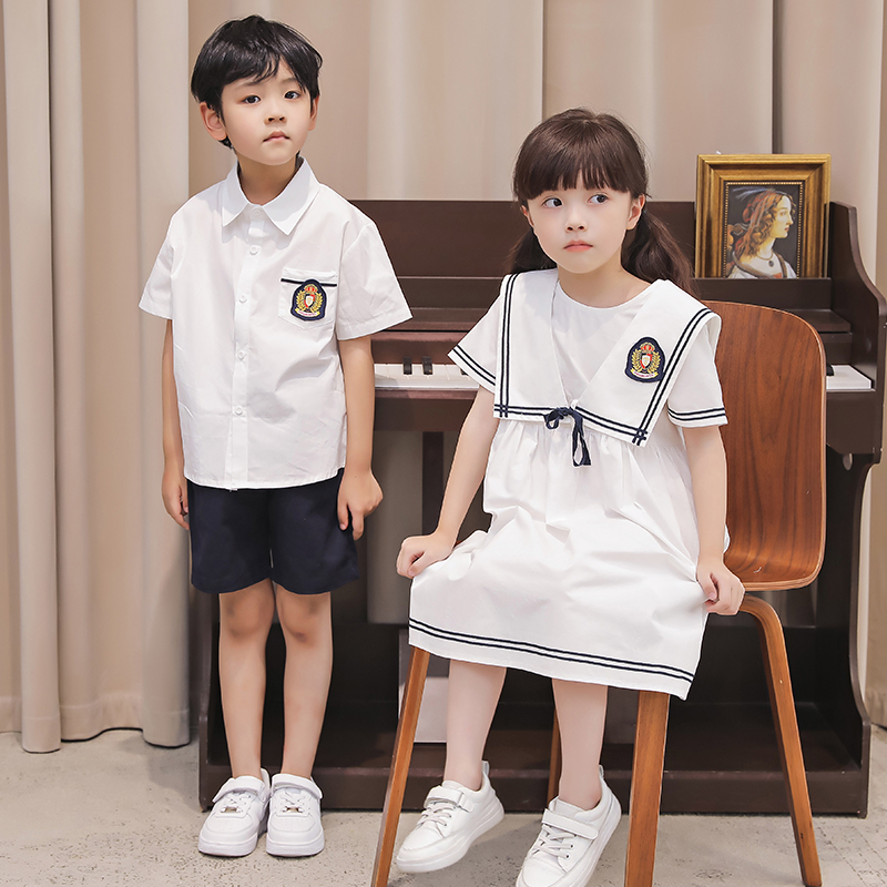 幼儿园园服夏装班服礼服小学生合唱演出服儿童节毕业照服装表演服