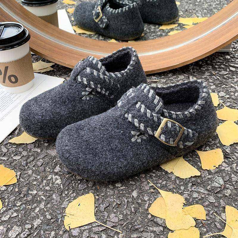 春季厚底灰色加绒全包勃肯鞋毛毛鞋女2026新款加厚保暖豆豆0116z,淘宝优惠券,粉丝福利购,淘宝优惠卷