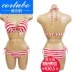 CORTUBO ánh sáng sang trọng cho cặp đôi đồ bơi nữ bikini Hàn Quốc áo tắm của phụ nữ gợi cảm áo tắm ba mảnh nóng bỏng - Vài đồ bơi Vài đồ bơi