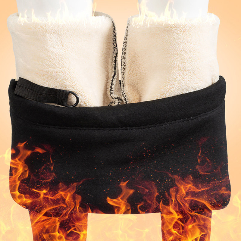 孕妇加厚子秋冬款外穿羊羔绒打底裤 珂娅奴孕妇打底裤