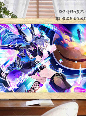 银狼sp立绘lv999狼尊拼图相框500片高难度解压礼物益智玩具周边