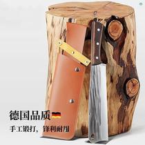 German quality special steel chopping wood knife outdoor traditional hand forged and lengthened high manganese carbon steel weeding logging wood chopping wood