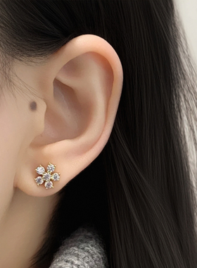 小苍兰清新花语系列项链耳钉