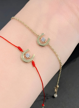 Annaya马到功成9K金手链