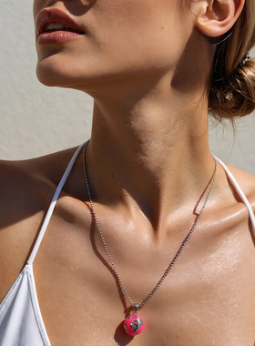 明星同款守护地球项链情人节礼物